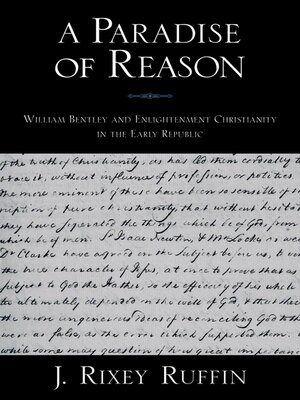cover image of A Paradise of Reason